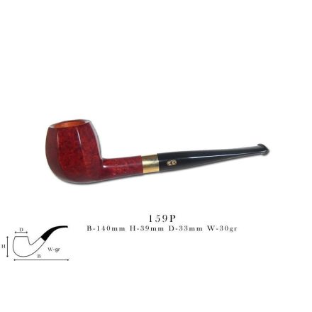 Chacom OLD BRIAR mahagony 159P