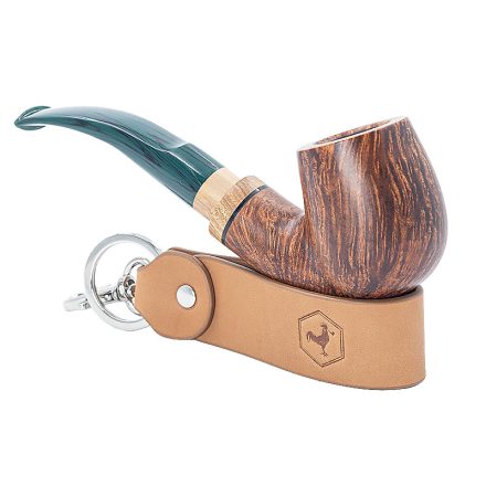 CHACOM Retro bőr pipa tartó CC302 (Havane) 