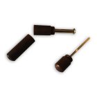 Gesztenyebarna színű pipatömködő,  kicsavarható pipaszurkálóval