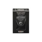 Zippo - Harley-Davidson ® Öngyújtó bőrtok, fekete, patentos befűzős (HDPBK)