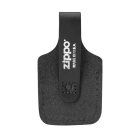  Zippo - Original (nyitott) Öngyújtó bőrtok, fekete, patentos befűzős (LPTBK)